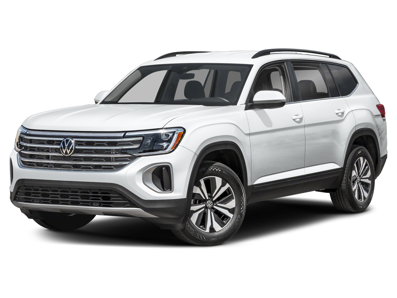 2026 Volkswagen Atlas 2.0T SE W/TECHNOLOGY in Opal White Pear — front three-quarter view