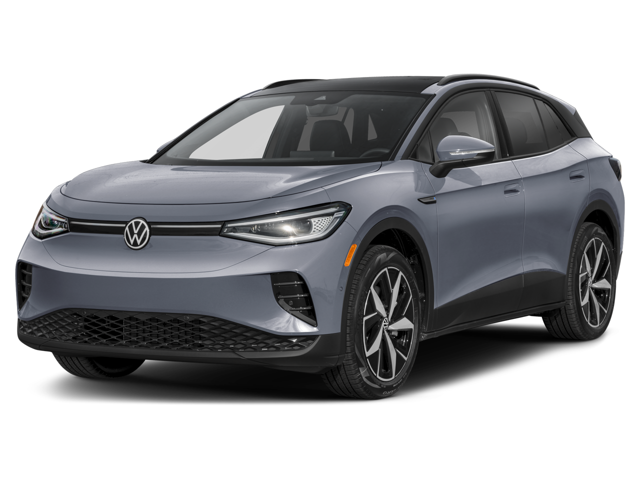 2026 Volkswagen ID Pro S AWD in Pure Gray Exter — front three-quarter view